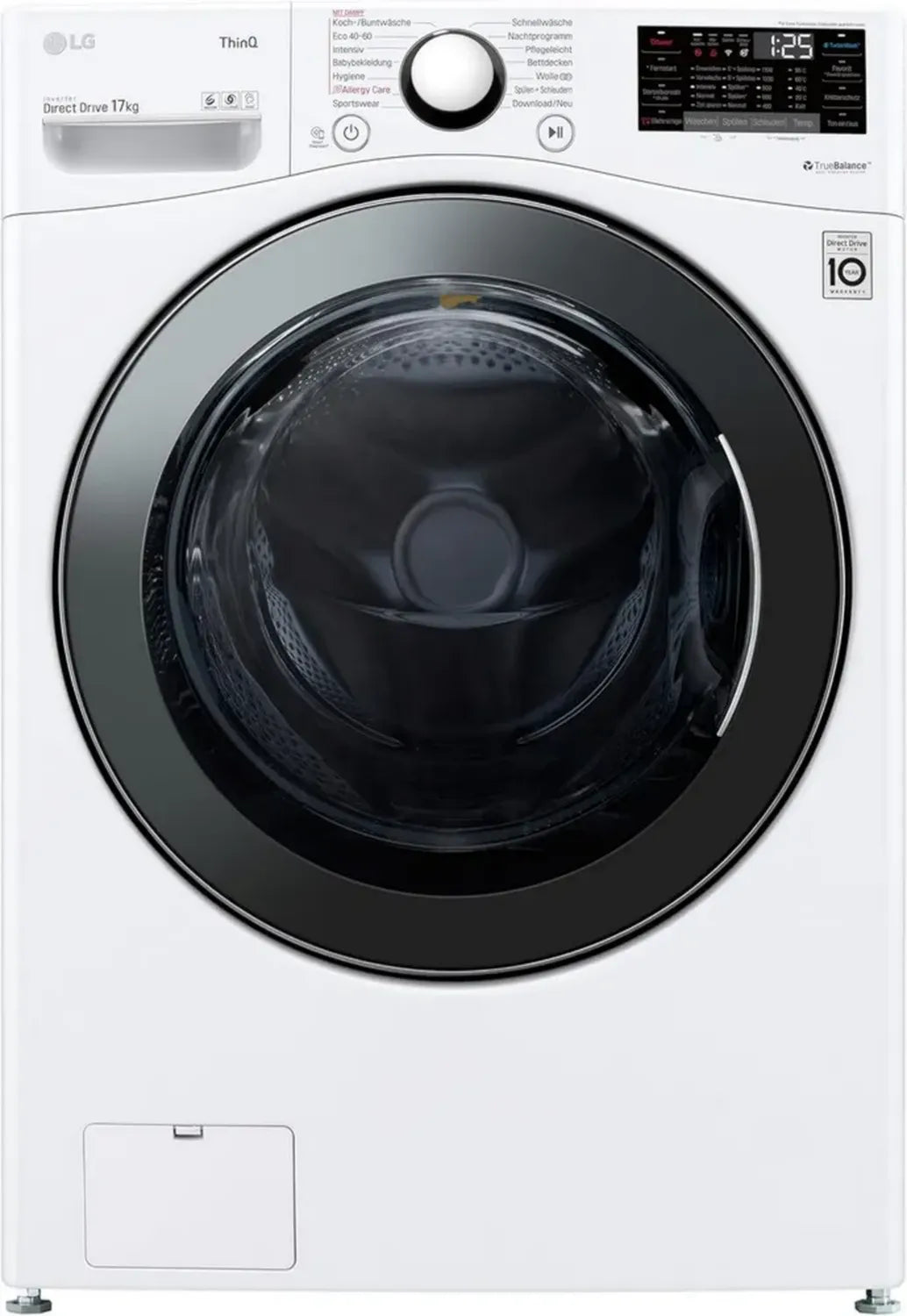 LG Lave-linge frontal 17 kg 1060 tr/min Classe E Blanc