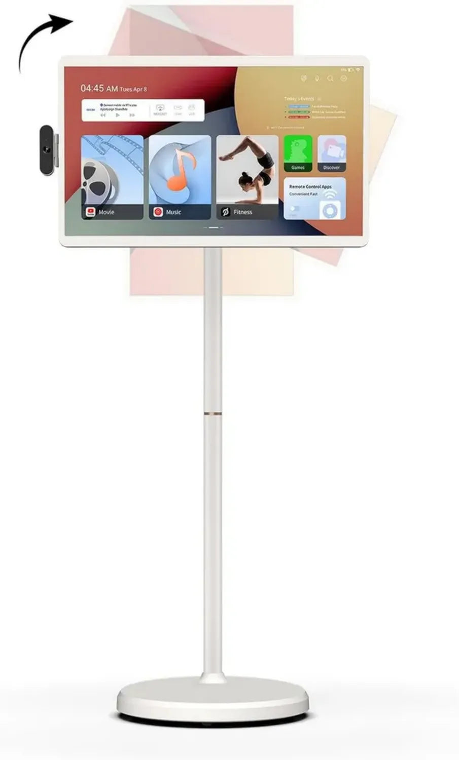 Écran Portable 24'' ApoloSign avec Tactile 1080p, Android, Batterie, 360° Pivotant