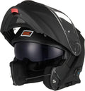 Casque Moto Modulable Bluetooth ECE22-06 Homologué avec Visière Double
