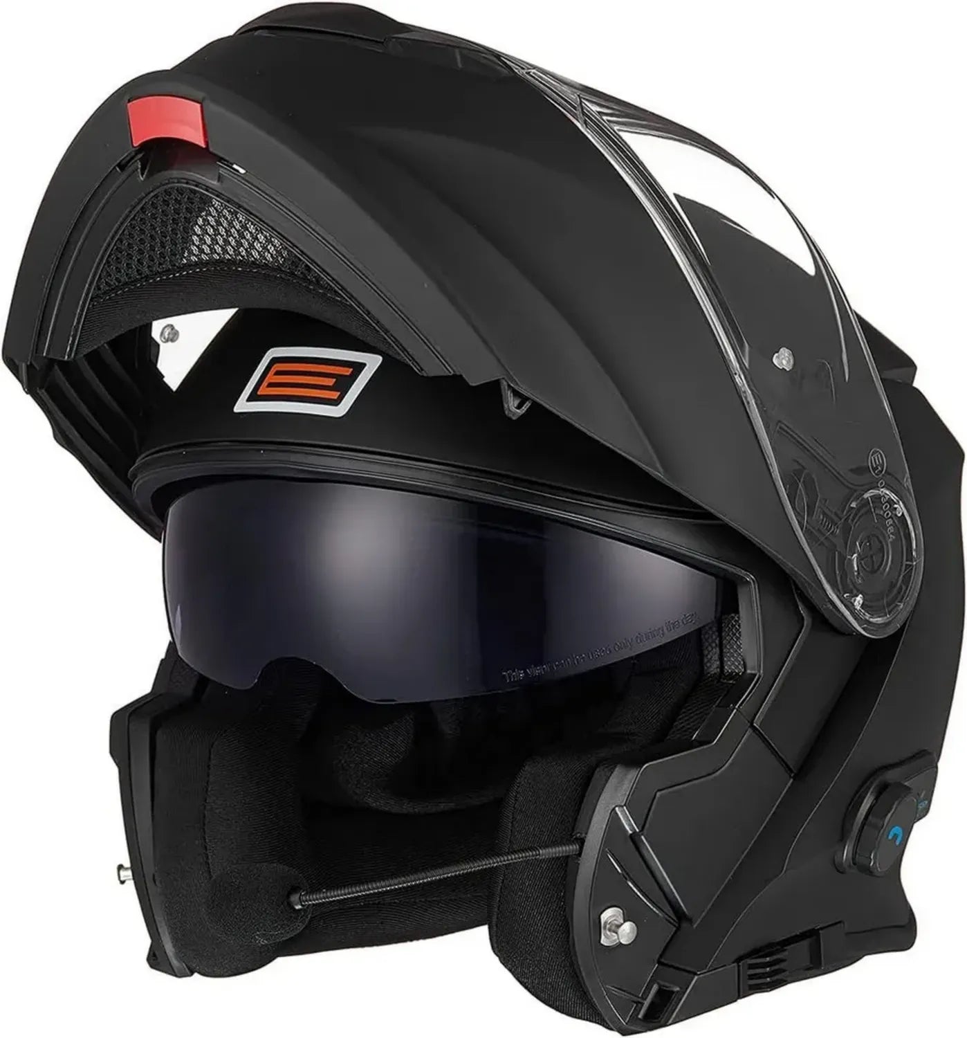 Casque Moto Modulable Bluetooth ECE22-06 Homologué avec Visière Double