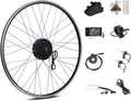 Kit de Conversion E-Bike SEASON 26''/27,5''/28'' 36V 350W, Moteur de Roue Arrière pour Vélo Électrique avec Cassette 8/9/10 Vitesses