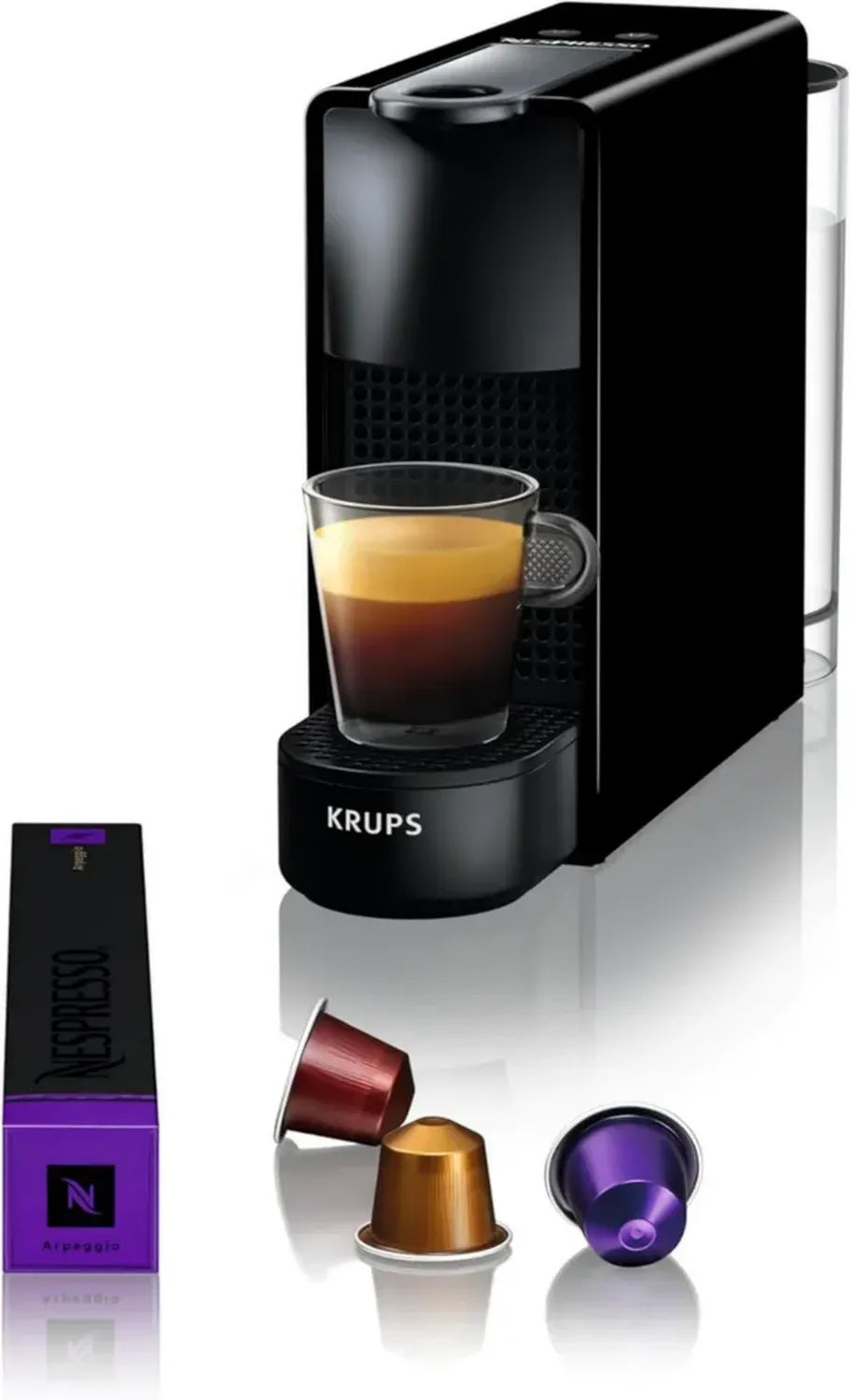 Machine à Café à Capsules Essenza Mini Noire - Nespresso Krups
