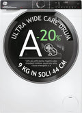 Lave-linge Slim Hoover H-WASH 700 9kg 1400trs Classe A-20% avec vapeur et programme hygiène