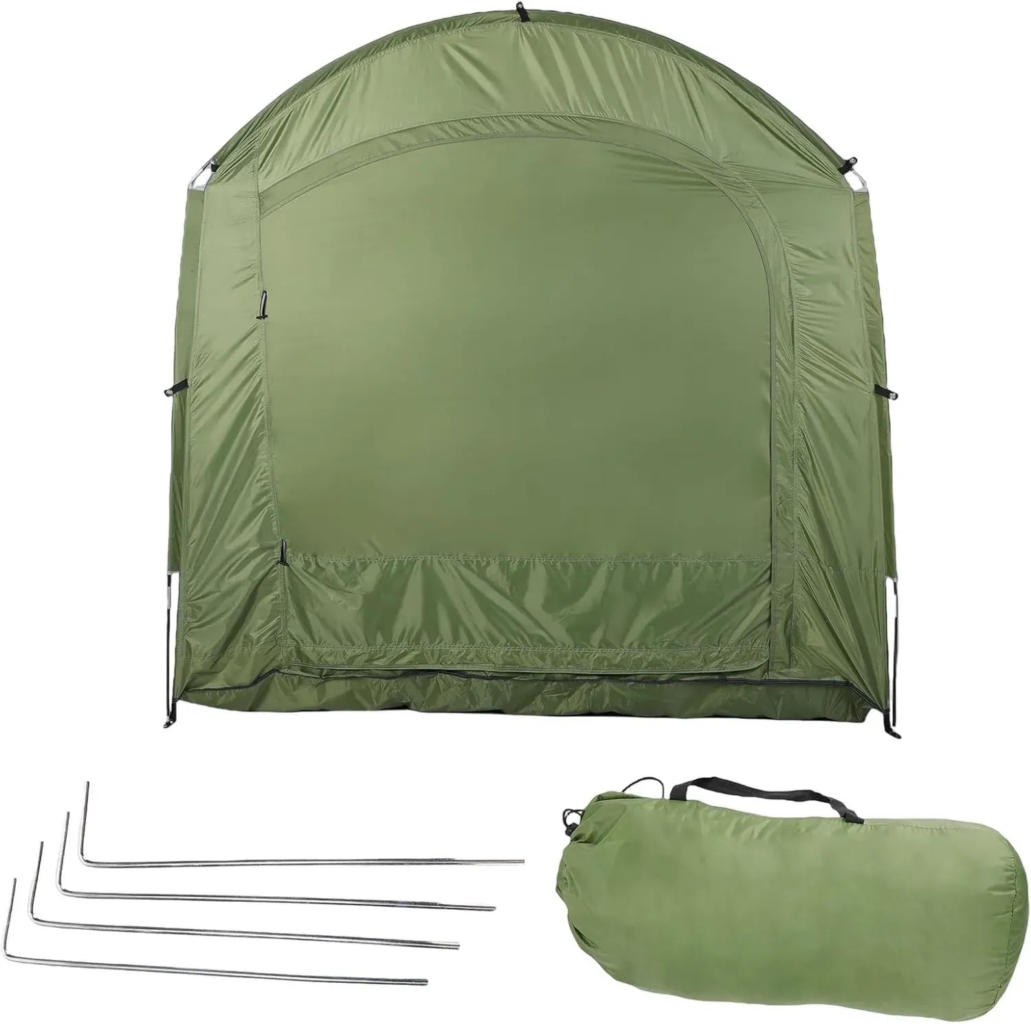 Tente de Rangement Portable pour Vélos, Abri Extérieur Pliable pour 4 à 5 Vélos Adultes, Idéal pour Cyclisme de Groupe - Vert