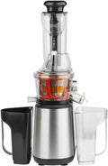 Extracteur de Jus Vertical H.Koenig GSX22 - Sans BPA, Bouche Large, 3 Filtres pour Jus et Sorbets, 60 Tours/min, 400W