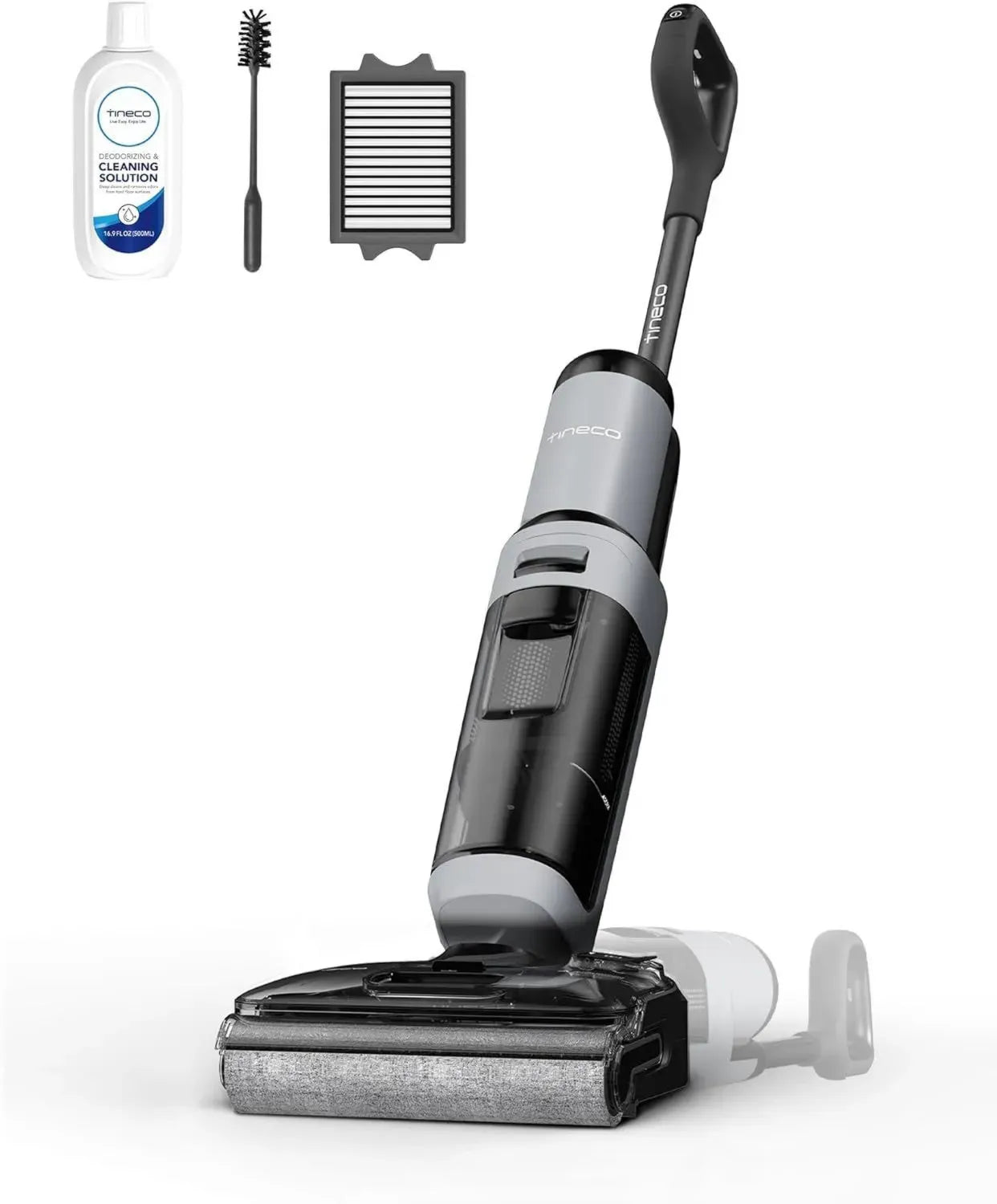 Aspirateur Laveur Tineco i5 Stretch, Puissance 20 kPa, Nettoyage 180°, Autonomie 30 min, Réservoirs XL