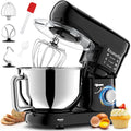 Robot pâtissier multifonction 1500W, bol 6,5L, 6 vitesses, silencieux avec accessoires