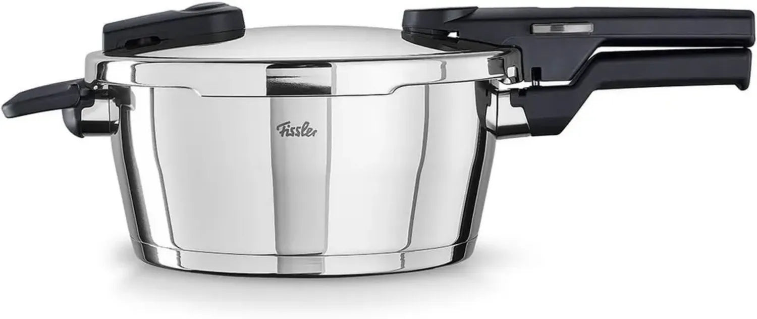 Autocuiseur Fissler Vitaquick 3,5L en Acier Inoxydable, 2 Modes de Cuisson, Induction, Fabriqué en Allemagne