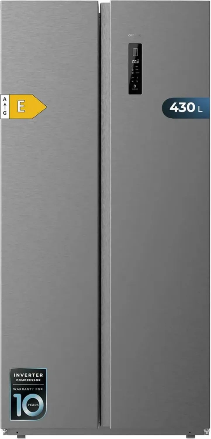 Frigo Américain Side by Side 430L No Frost Inverter, 176x84cm
